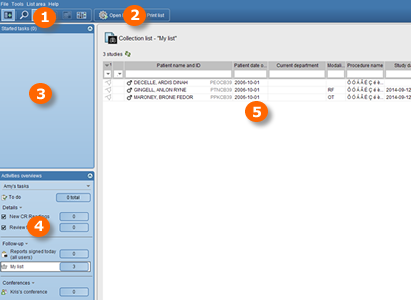 Περιοχή λίστας με αριθμημένες επεξηγήσεις